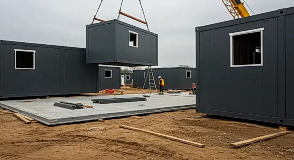 construction worker camps setup