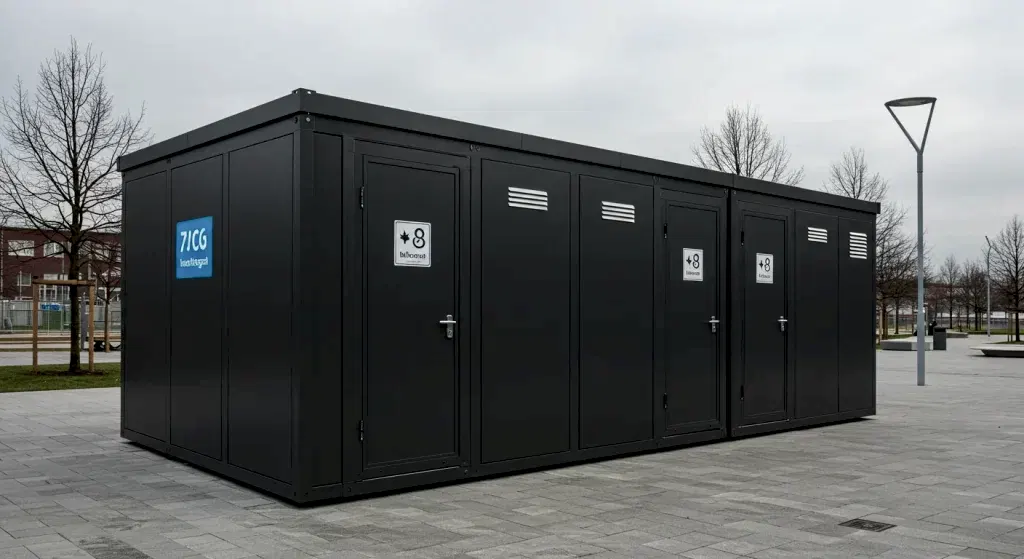 modular bathroom pod