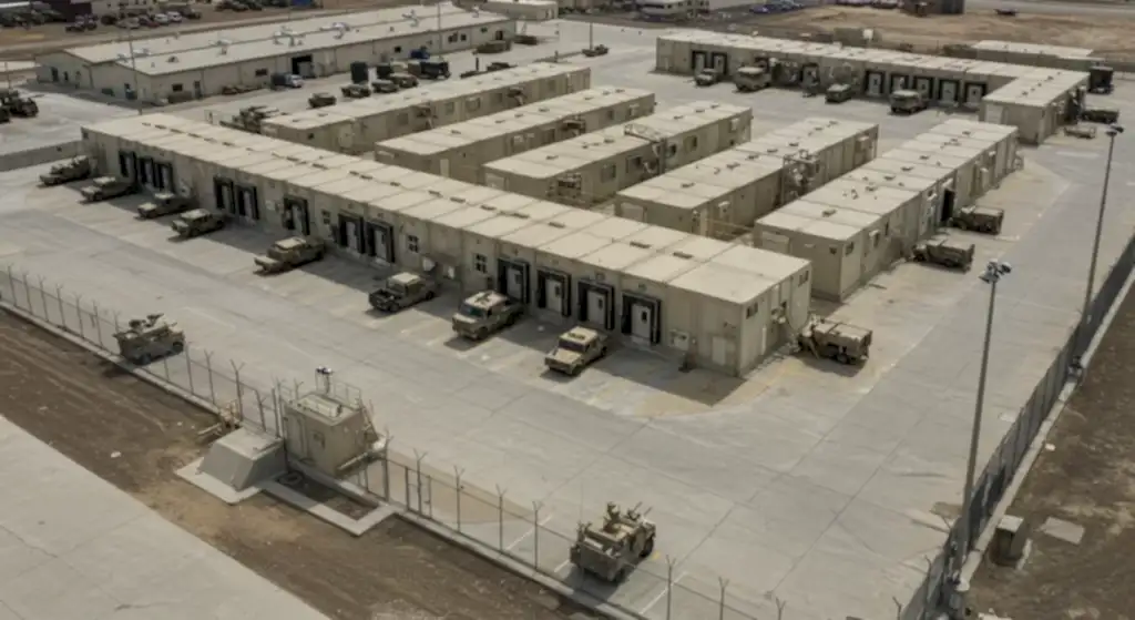 MODULAR MILITARY WAREHOUSE/LOGISTICS