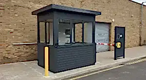 modular security booth