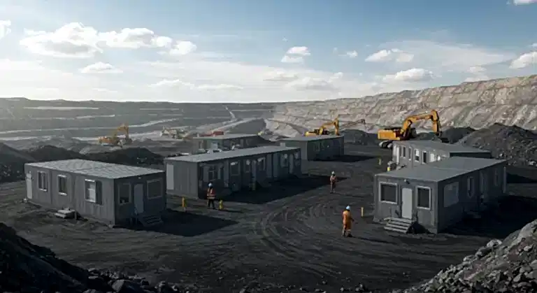 coal mining camp accommodation prefab