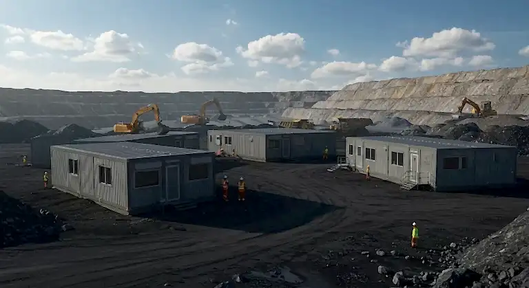 coal mining camp accommodation units