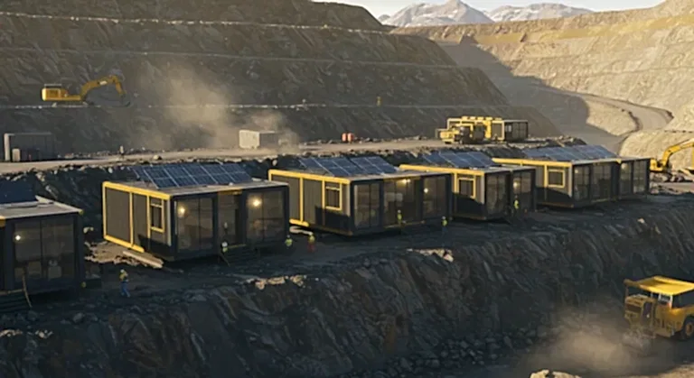 gold mining camp accommodation prefab